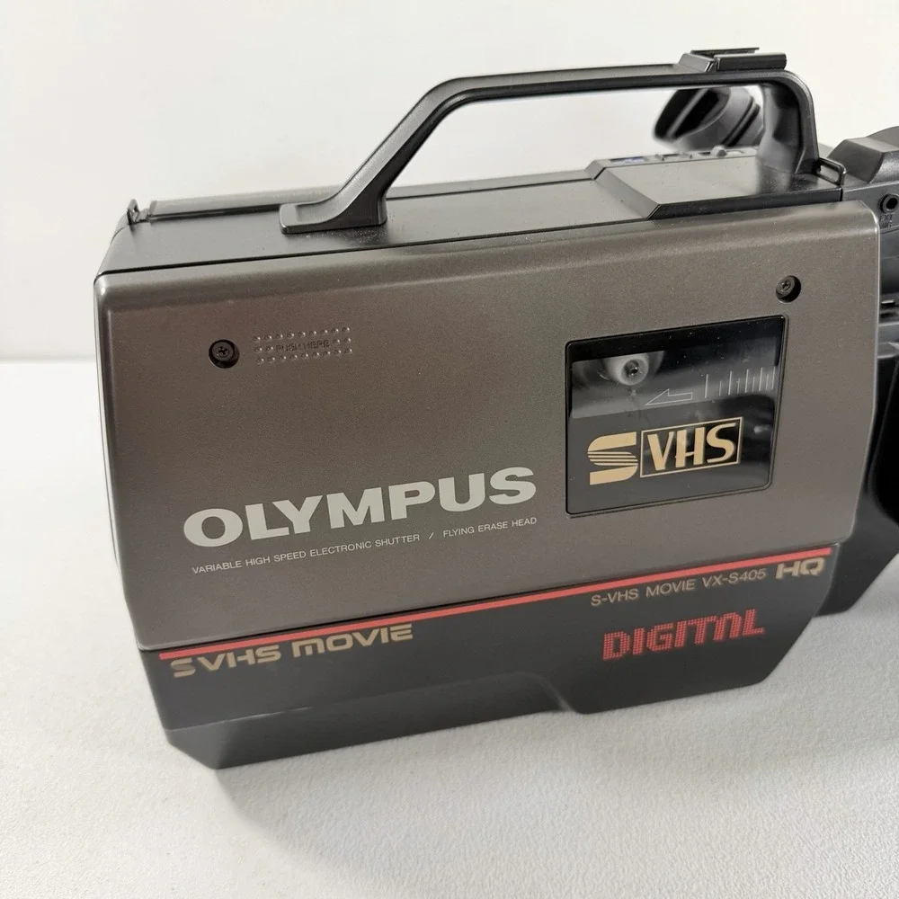 Olympus VX-S405-U Digital S-VHS Movie Camcorder W/ Accessories AS IS FOR PARTS